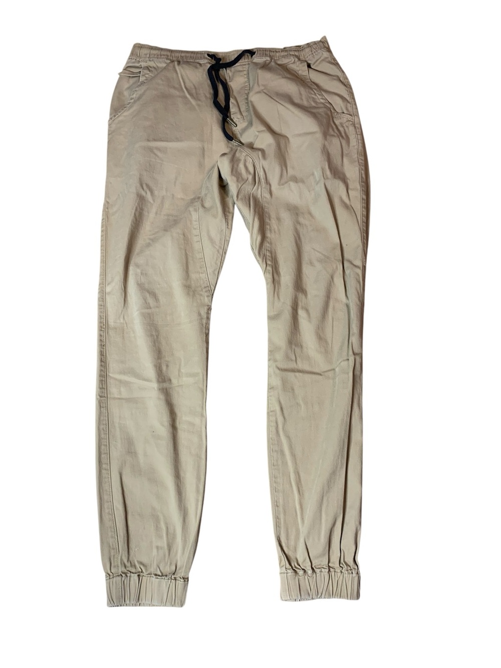 Kuwalla Tee Beige Stretch Chino Joggers Drawstring Waist - Men’s Size XL